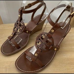 Tory Burch Classic logo Miller Wedge